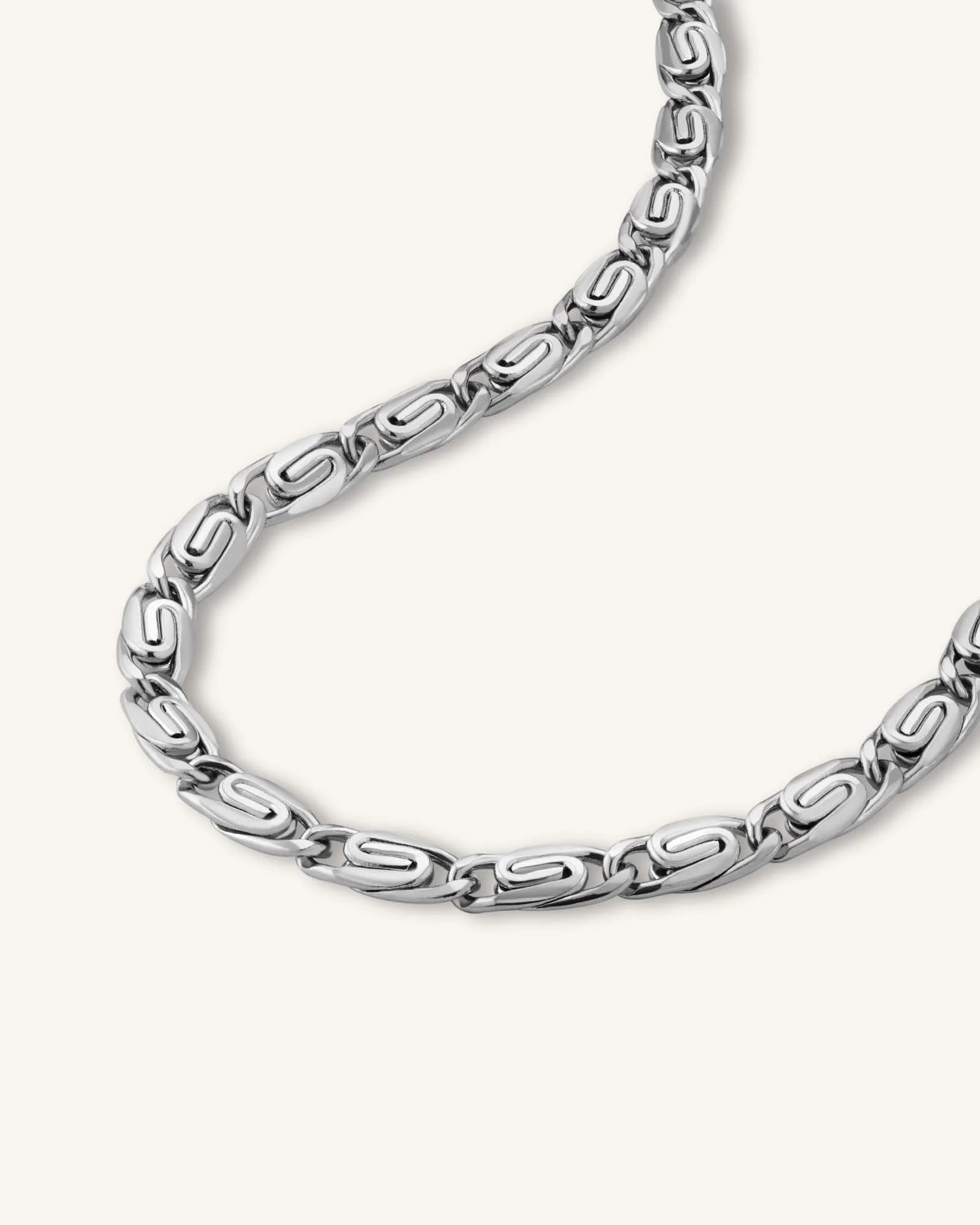 Swirl Bracelet Silver - Image 3