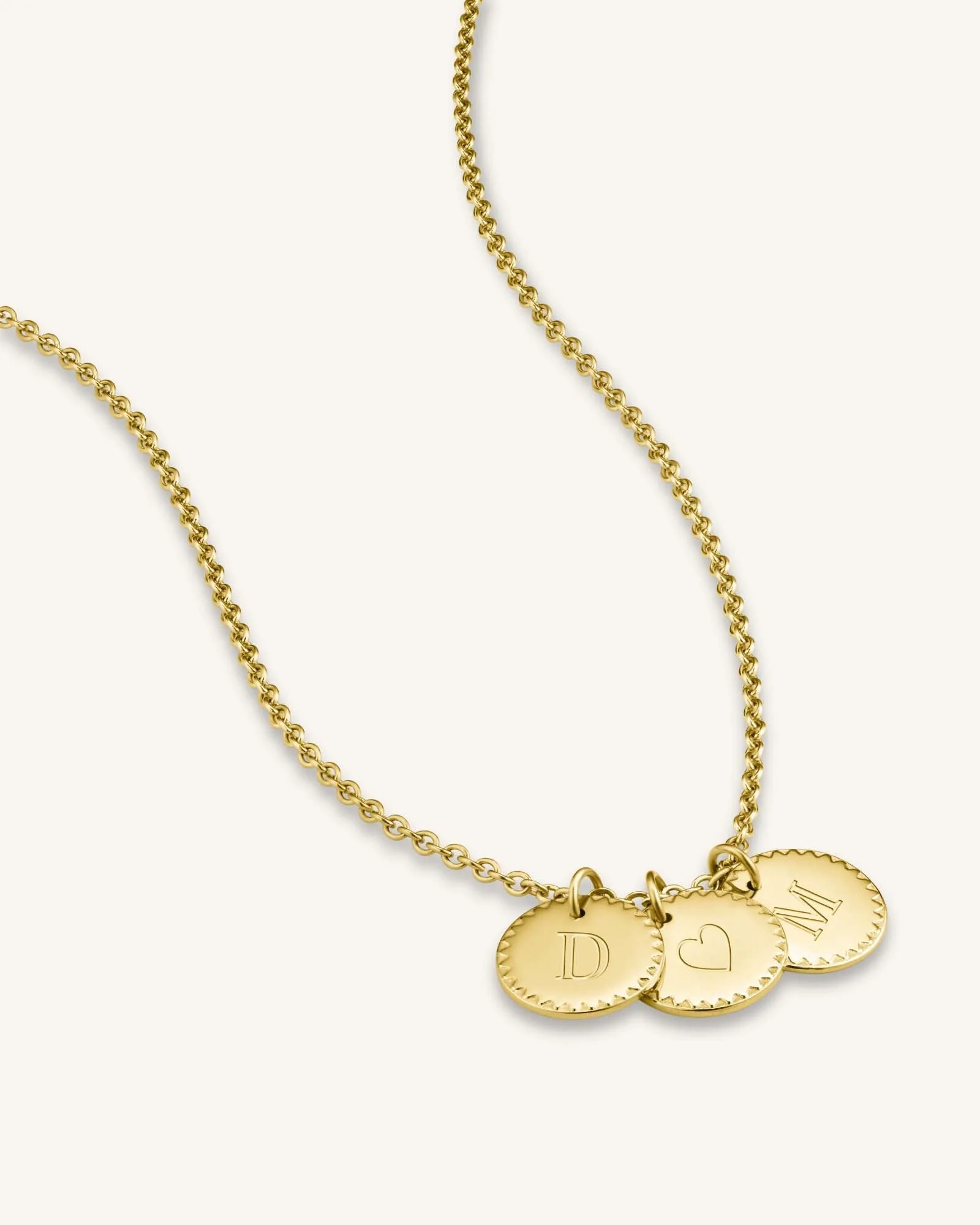 3 Coin Charm Necklace - Image 4