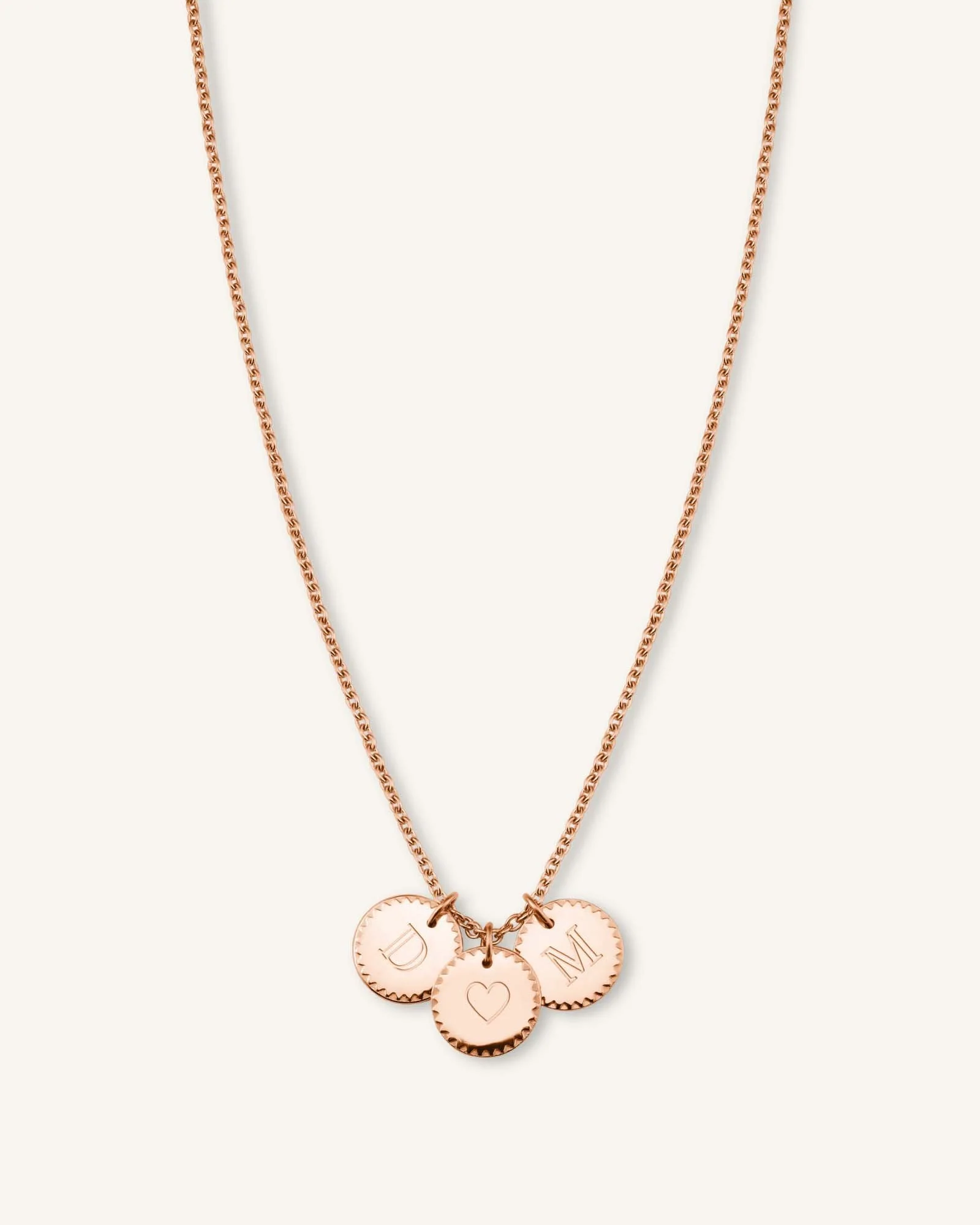 3 Coin Charm Necklace - Image 7