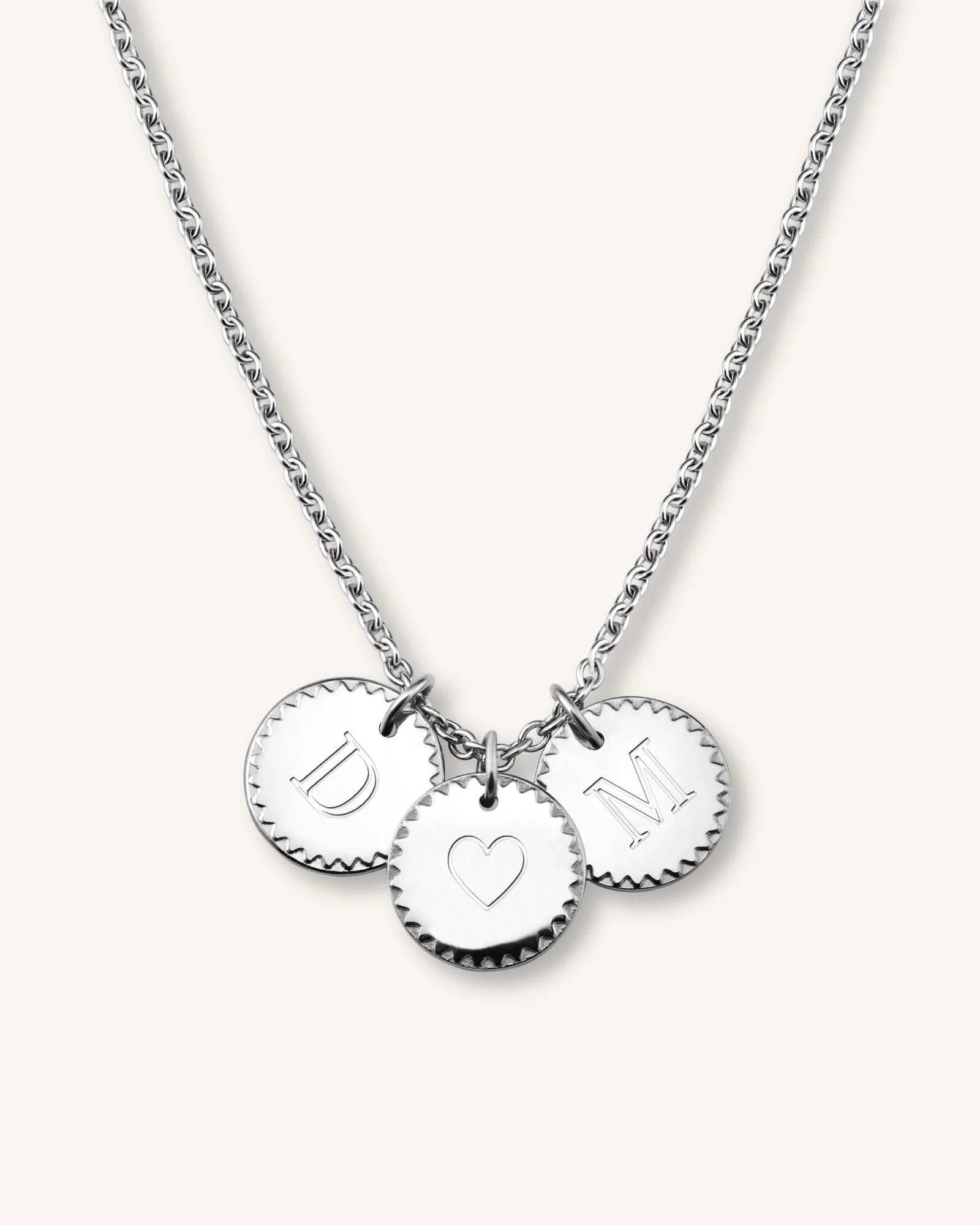 3 Coin Charm Necklace - Image 9
