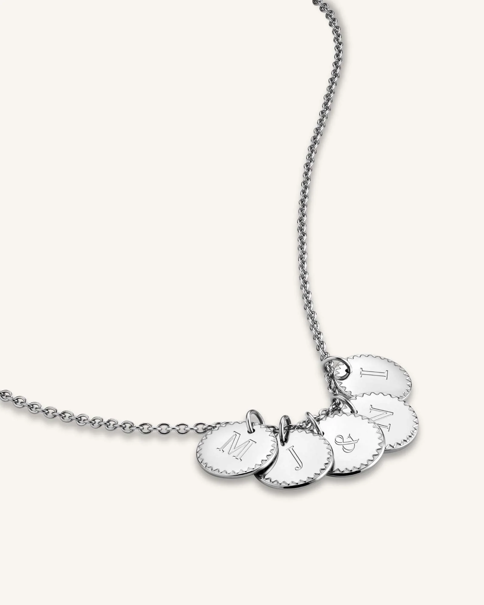 5 Coin Charm Necklace - Image 8